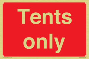 Tents only